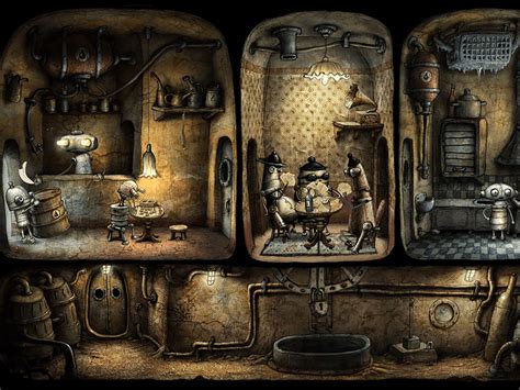 Machinarium、魅惑的な世界観と独特なパズルが光るアドベンチャーゲーム！